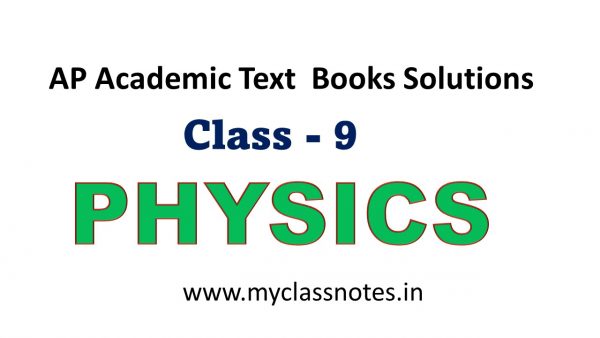 AP State 9th Class Physical Science Textbook Notes