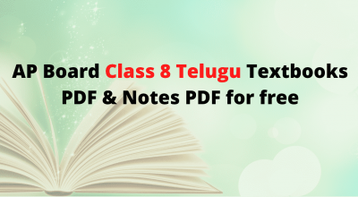 AP Class VIII Notes | AP Class 8 Notes | New Syllabus